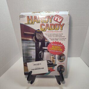 Milen Handy Caddy Appliance Sliding Tray Black As Seen On TV NEW (Damaged Box)